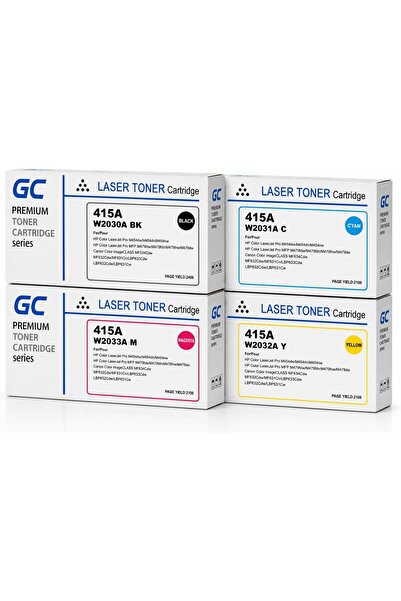 Generic 415A Compatible Toner Cartridge Full Combo Set (W2030A, W2031A, W2032...