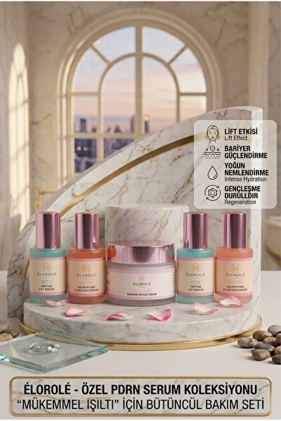 5 li avantaj set ( 2 pdrn somon dna glass skin serum + 2 btx peptide lift serum + 1 cellular barrier repair cream)