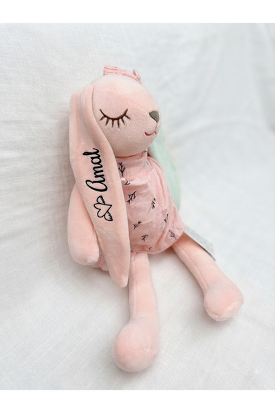 Ayla دمية أرنب وردية مخصصة بالاسم 💗🐰