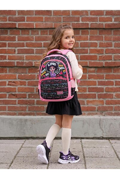 startech Σακίδιο πλάτης Sports North Bag Love You Pink Σχολική Τσάντα