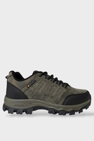 Jagulep Unisex Short Trekking Outdoor Boots Shoes Khaki
