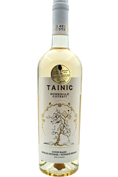 Crama Vingex Tainic Cuvve Blanc DOC 750 ml Fetească Regală/Muscat Ottonel – d...
