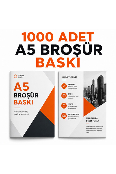 1000 Adet A5 Broşür Baskı
