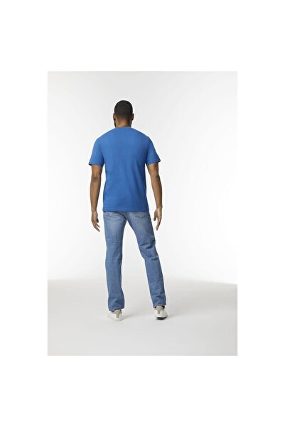 Interbabis Tricou clasic Gildan,159 gsm, GI3000, albastru