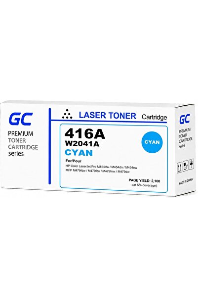 Generic 416A Compatible Toner Cartridge (W2041A) for HP Color LaserJet Pro M4...