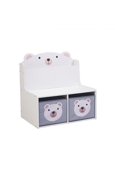 Evelise Bancă cu spațiu de depozitare pentru jucării și cărți Bear, U-Grow