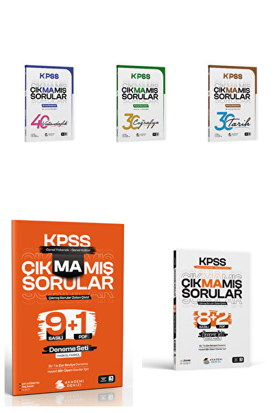 ADY Akademi Denizi Yayınları Akademi Denizi KPSS Vatandaşlık Coğrafya Tarih Ç...