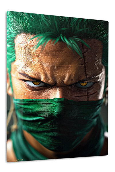 Emesa Art Roronoa Zoro Anime Metal Wall Art