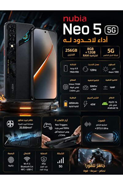 ZTE ZTENubia Neo 5 5G
