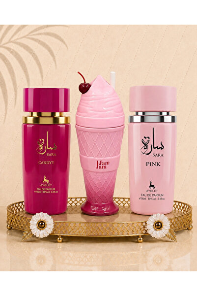 Ayelet Set de 3 parfumuri orientale pentru femei - Sara Candy + Jam Jam Pink ...