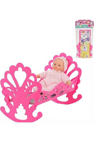 abnturk Demonte Sallanan Oyuncak Beşik 33x17x20cm (Bebek Dahil Değildir)