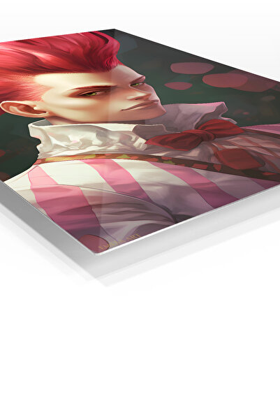 Emesa Art Hisoka Morow Anime Metal Wall Art