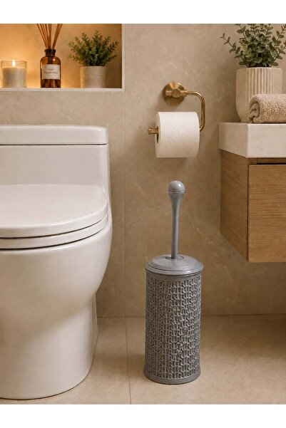 Üçsan Plastik UCSAN PLASTIK 2-Piece Toilet Cleaning Brush And Holder White 10...
