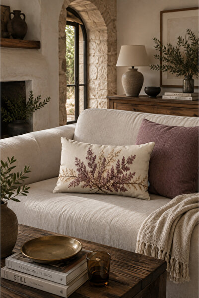 MUN HOME Flora Wild Flowers 1 Piece Rectangular Throw Pillow Cover 32X52 cm B...