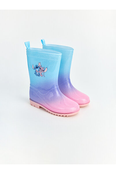 LC Waikiki Cizme de ploaie pentru fete, imprimate cu Lilo & Stitch