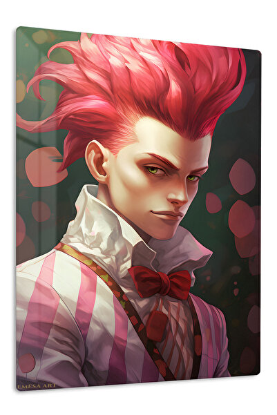 Emesa Art Hisoka Morow Anime Metal Wall Art