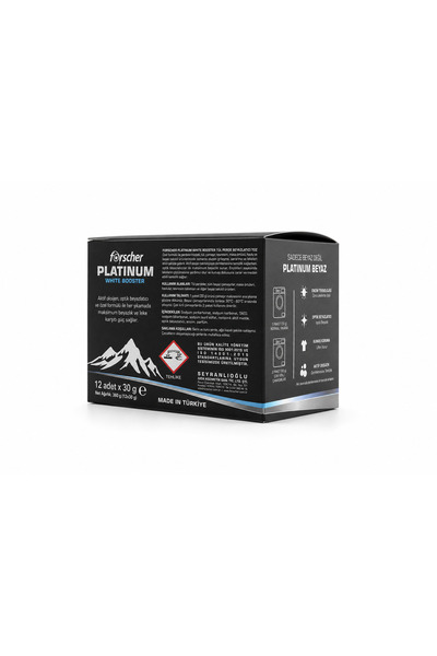 Forscher Platinum White Booster Tül & Çamaşır & Perde Beyazlatıcı 12 Tek Kullanımlık Doz Paket