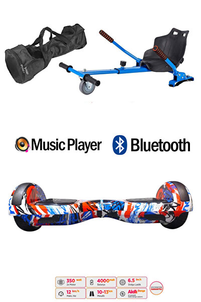 CityMate Elektrikli Kaykay Scooter Hoverboard Akıllı Denge 6.5 Inch + Hover K...