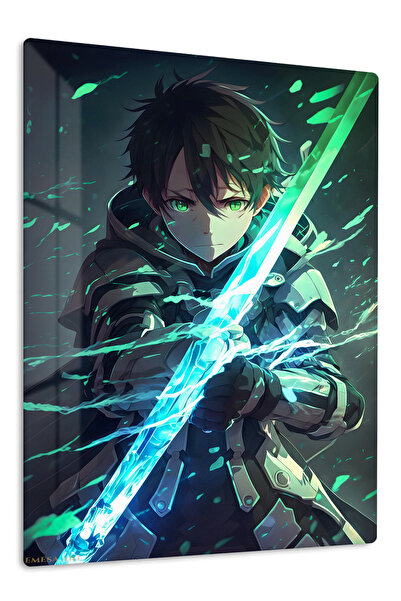 Emesa Art Kirito Anime Metal Wall Art