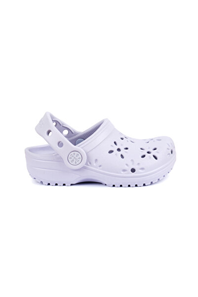 Crocs Флорални изрязани момичешки чехли 210944-5BR