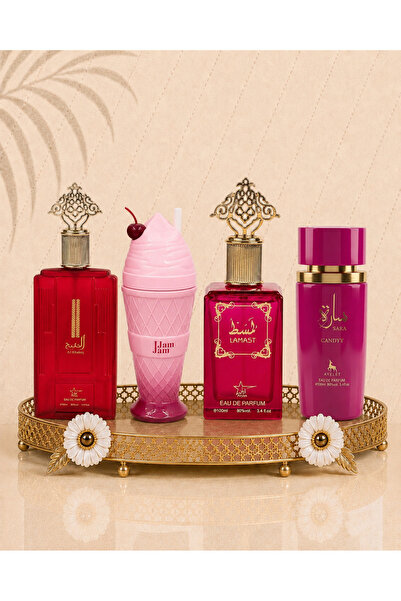 Ayelet Set de 4 parfumuri orientale pentru femei - Al Khaleej + Jam Jam Pink ...