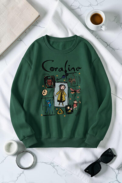 uyguntarz Unisex Caroline Printed Crew Neck Sweatshirt