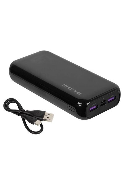 Blow Baterie externă de 20000mAh, USB-C, Negru
