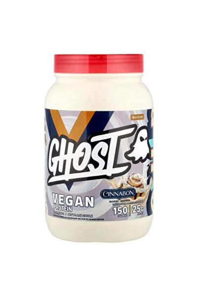 Ghost Vegan Protein Cinnabon 2.5 lb (1120g) | Plant-Based Protein Powder, 25g...
