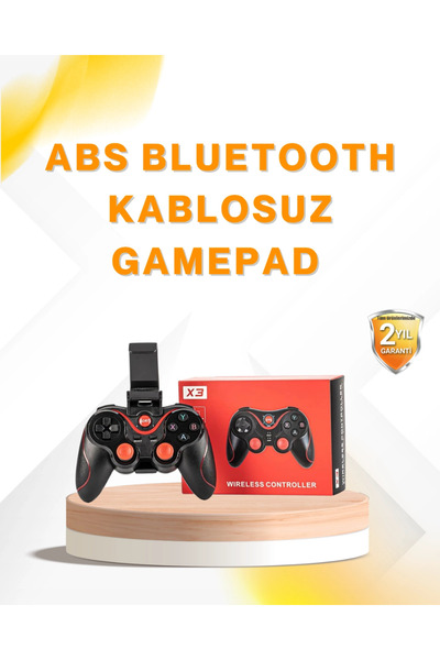 HBG Markt Kablosuz Bluetooth Gamepad Ergonomik Yüksek Hassasiyetli