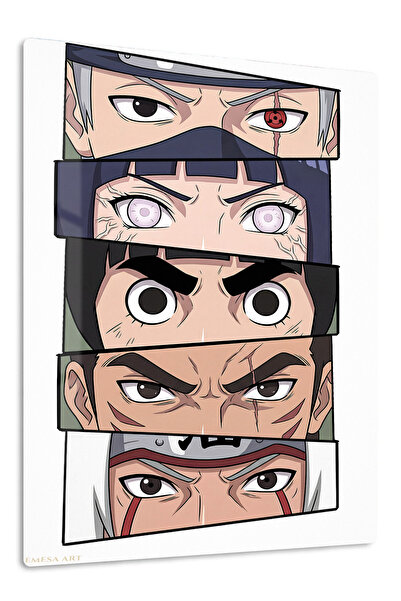 Emesa Art Naruto Characters Anime Metal Wall Art