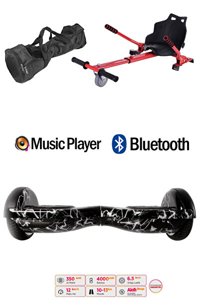 CityMate Elektrikli Kaykay Scooter Hoverboard Akıllı Denge 6.5 Inch + Hover K...