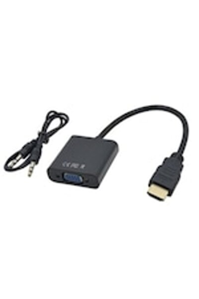 Lanberg Adaptor, Convertor de semnal HDMI la VGA + Mufă audio mamă de 3,5 mm,...