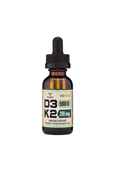 DOUBLE WOOD Vitamin D3 & K2 5000 Iu 200 Mcg 30 Servings 1 Fl. Oz.