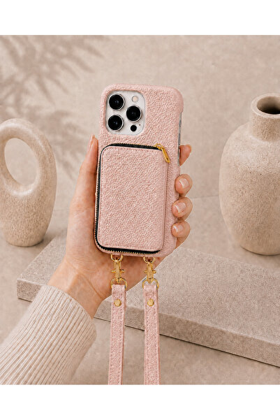 botyco Iphone 14 Pro Max (6.7 inç) Uyumlu Yanları Açık Slım Tasarım Cüzdanlı ...