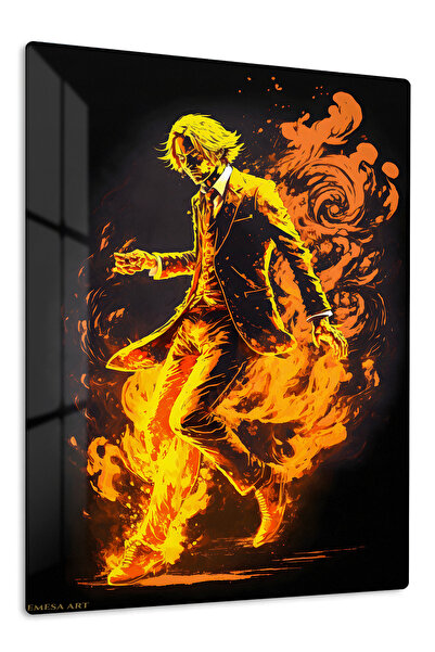 Emesa Art Sasuke Uchiha Anime Metal Wall Art