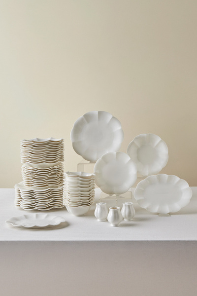Karaca Stream Bone Coralia 53 Parça 12 Kişilik Yemek Takımı