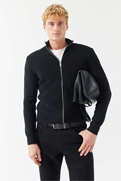 PAULMARK Men's Stand Collar Knitwear Sweater