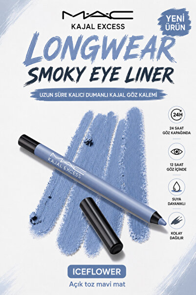 M.A.C Kajal Excess Smoky Eye Pencil - 24 Hour Long-Lasting Waterproof Kajal P...