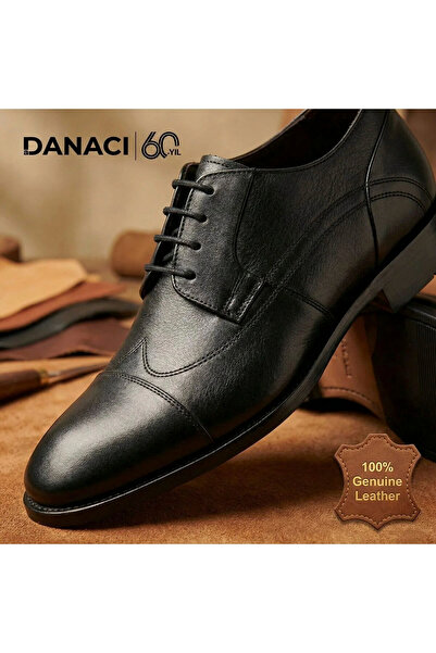 DANACI Erkek Hakiki Deri Brogue Detaylı Bağcıklı Klasik Ayakkabı Kösele 810