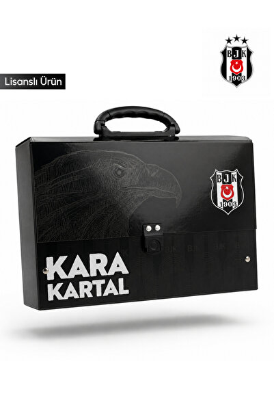 Beşiktaş New Season Licensed Handle-Style Document Bag 25*35 Eagle Pattern Fo...