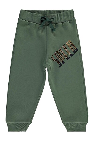 Civil Boys Speed Crime Printed Sweatpants for 2-5 Years Old - Khaki
