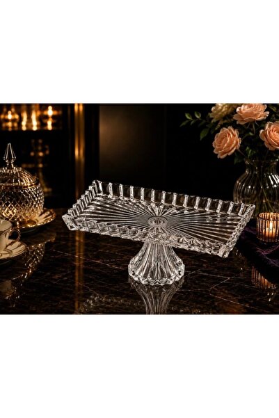 Generic Brand Esterhomedecor Rectangular Flat Serving Tray with Legs 29*15cm ...