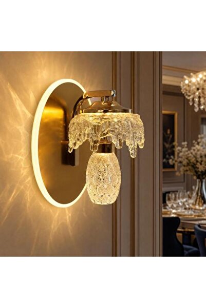 NAWRAS Single Crystal Wall Lighting Luxury Wall Light Modern Wall Lamp