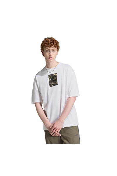 adidas Ks4234-E Camo Tee Tongue Men's T-Shirt White