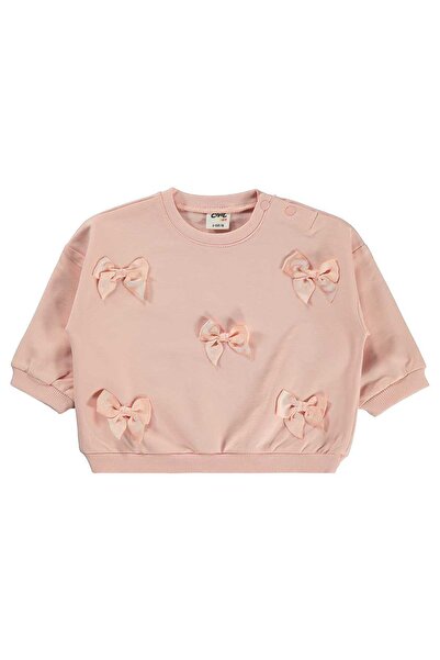Civil Baby 6-18 Months Sweatshirt with Bow - Pink