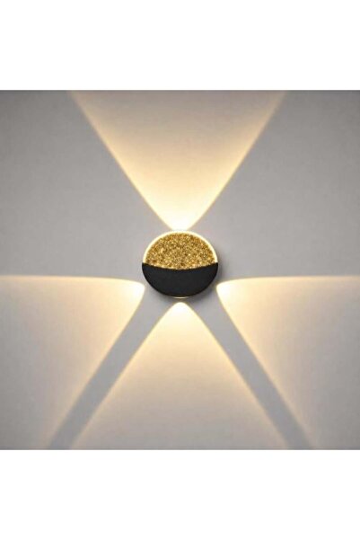 NAWRAS Modern Multi-Directional Led Wall Sconce - Black Finish with Warm Ligh...