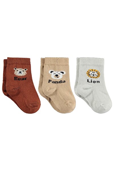 Civil Baby Panda 3-Piece 6-18 Months Baby Boy Sock Set