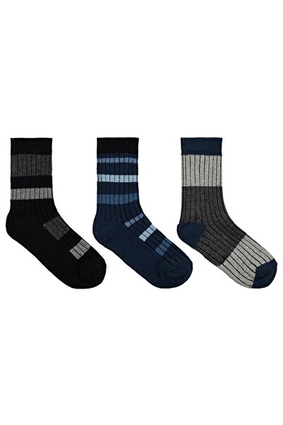 Civil Boys Derbili Basic 3-Pack Men's Socks for Ages 2-12
