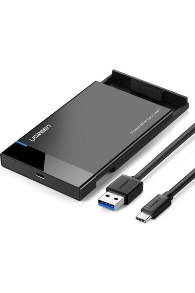 Ugreen Θήκη σκληρού δίσκου SATA III 2,5 ιντσών με σύνδεση USB 3.1 Type-C