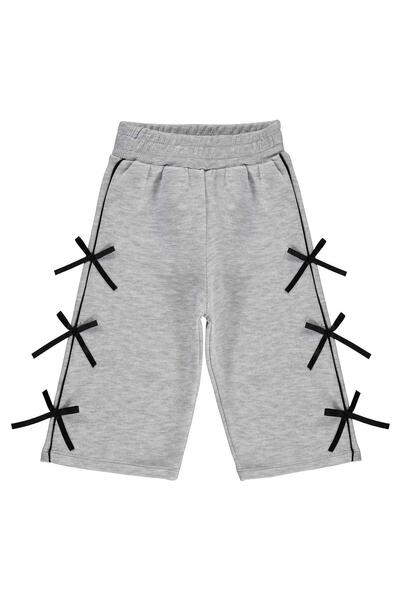 Civil Baby 6-18 Months Sweatpants with Bow - Gray